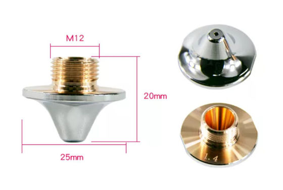Pezzi di ricambio della tagliatrice del laser di AMADA Laser Nozzle Height 20mm