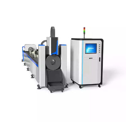 la taglierina di tubo del metallo del laser della taglierina del laser della fibra di 6016T 6000w lavora l'alimentazione a macchina automatica